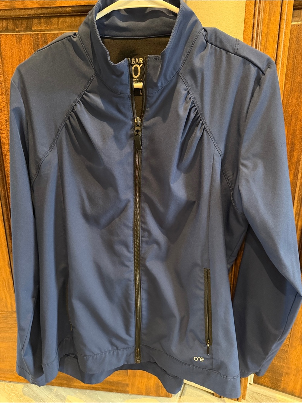 Barco One Women's Navy Blue Scrub Jacket